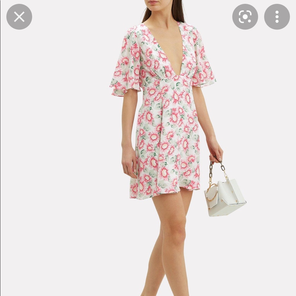 Les Reveries floral babydoll dress